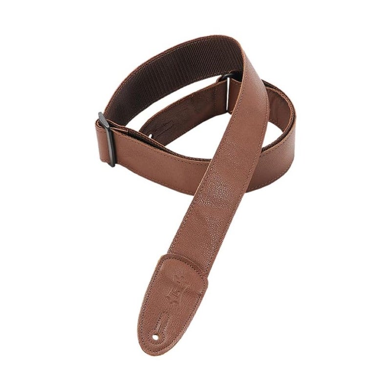 Levy's Levys M7GP 2" Leather Guitar Strap, Brown - Image 1